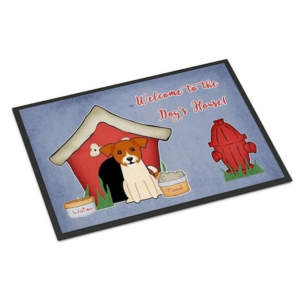 Carolines Treasures Carolines Treasures BB2862MAT Dog House Collection Jack Russell Terrier Indoor or Outdoor Mat; 18 x 0.25 x 27 in. BB2862MAT - main